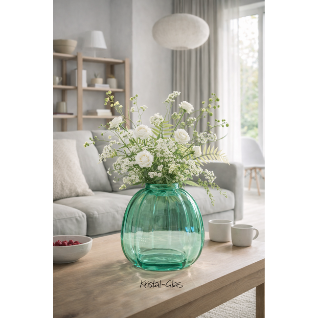 Pumpkin – mundgeblasene Leerdamer Glasvase (21 cm)