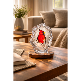 Mats Jonasson (Glaskunstenaar) „Rotkardinal“ von Mats Jonasson