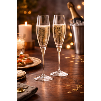 Erika Lagerbielke Orrefors Champagnerglas Intermezzo „Gold“