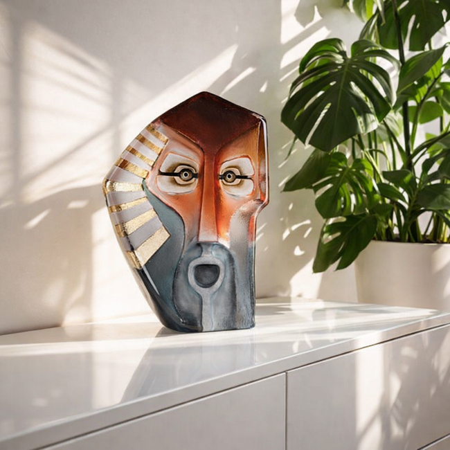 Mats Jonasson Oj Oj – Gelimiteerde Kristallen Sculptuur uit Zweden | Het Ogenblik van Besef