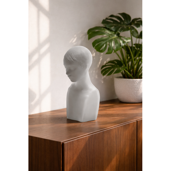 Satinierte „Isolde“ – Kristallskulptur von Markus Åkesson | Kosta Boda | 22 cm mundgeblasen