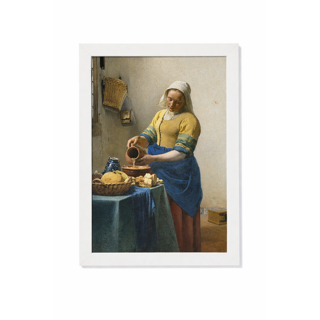 „Dienstmagd mit Milchkrug“ – Vermeers Einfachheit in Glas und Farbe