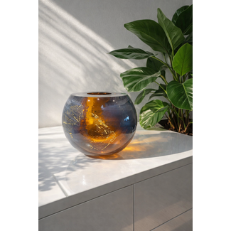 Glaskunst mit Blattgold