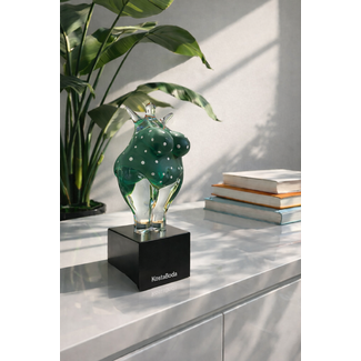 Kjell Engman Kosta Boda 'Happy Dip Green' Limited Kjell Engman Kosta Boda 'Happy Dip Green' Limited