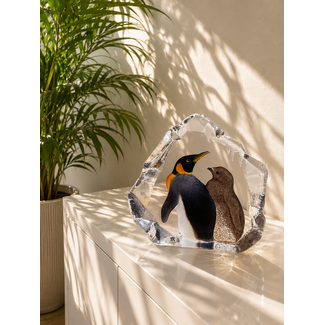 Mats Jonasson (Glaskunstenaar) Pinguin van glas