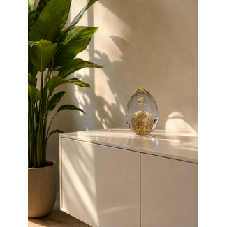 Glaskunst 'Golden Sky'