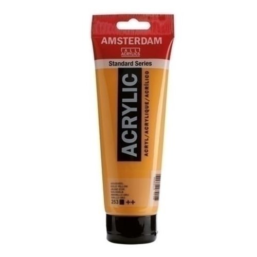 Talens  Amsterdam acrylverf 120 ml nr 253 goudgeel