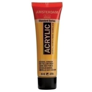 Amsterdam Amsterdam Acrylverf 120 ml nr 270 Azogeel Donker Amsterdam Amsterdam Acrylverf 120 ml nr 270 Azogeel Donker
