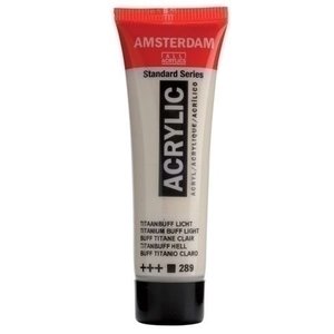 Amsterdam Amsterdam Acrylverf 120 ml nr 289 Titaanbuff Licht Amsterdam Amsterdam Acrylverf 120 ml nr 289 Titaanbuff Licht