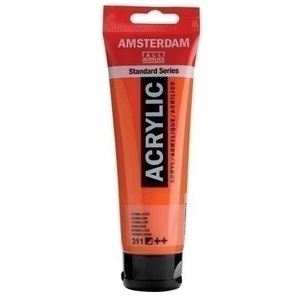 Amsterdam Amsterdam Acrylverf 120 ml nr 311 Vermiljoen Amsterdam Amsterdam Acrylverf 120 ml nr 311 Vermiljoen