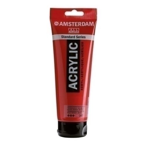 Talens  Amsterdam acrylverf 120 ml 317 transp rood middel