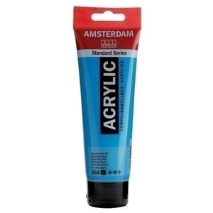 Amsterdam Amsterdam Acrylverf 120 ml nr 564 Briljantblauw Amsterdam Amsterdam Acrylverf 120 ml nr 564 Briljantblauw