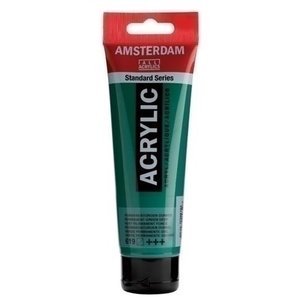 Amsterdam Amsterdam Acrylverf 120 ml nr 619 Permanentgroen D Amsterdam Amsterdam Acrylverf 120 ml nr 619 Permanentgroen D