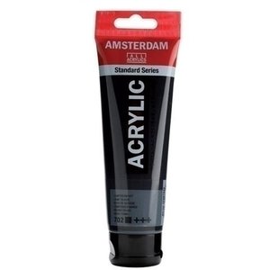 Amsterdam Amsterdam Acrylverf 120 ml nr 702 Lampenzwart Amsterdam Amsterdam Acrylverf 120 ml nr 702 Lampenzwart