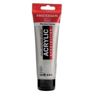 Amsterdam Amsterdam Acrylverf 120 ml nr 800 Zilver Amsterdam Amsterdam Acrylverf 120 ml nr 800 Zilver