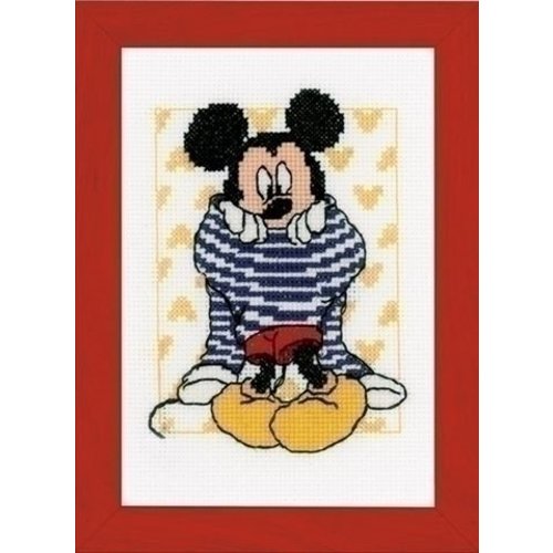 Vervaco Telpakket Mickey Mouse kleedt zich aan 0167520