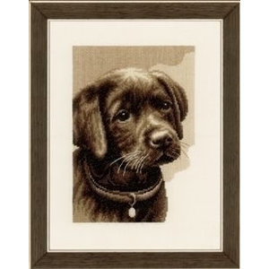 Vervaco Vervaco borduurpakket Labrador Pup 0158080