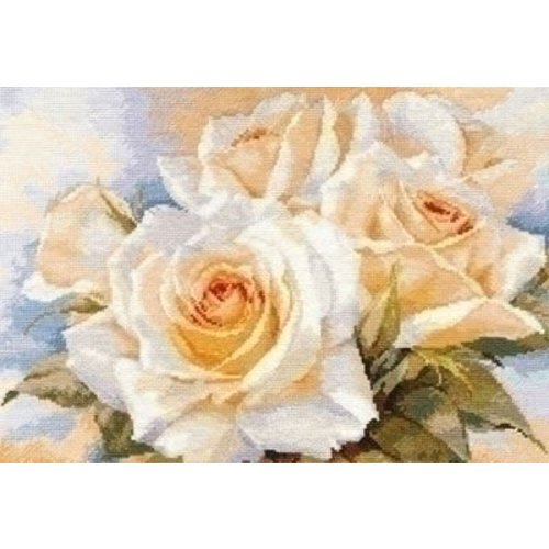 Alisa Alisa borduurpakket White Roses 02-032