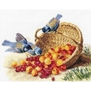 Alisa Alisa Chickadees and Sweet Cherries 01-014
