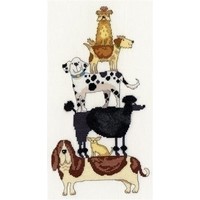 Bothy Threads borduurpakket Dog Stack XKM2
