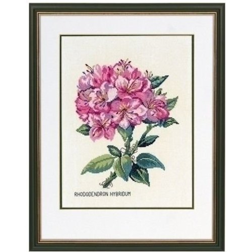 Eva Rosenstand Borduurpakket Roze Rododendron 12-895