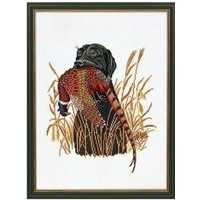 Borduurpakket jachthond met fazant 12-883