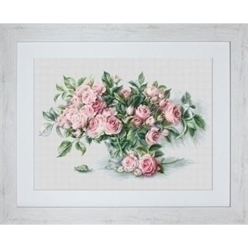 Luca S Luca S borduurpakket Pink Roses BL22866