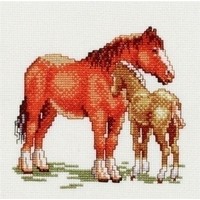 Pako borduurpakket paard met veulen 214.452