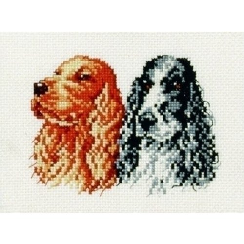 Pako Pako borduurpakket Spaniels 210.818