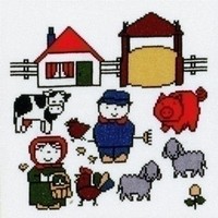 Borduurpakket Dick Bruna Boerderij 230 275