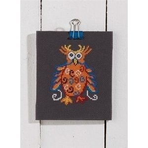 Permin Permin borduurpakket Oranje Owl 13-7327