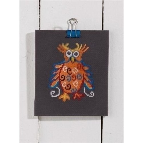 Permin Permin borduurpakket Oranje Owl 13-7327