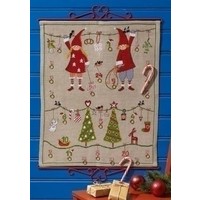 Permin adventskalender Elfjes 34-2260