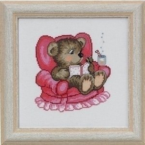 Permin Permin borduurpakket Teddy in armchair 13-3358