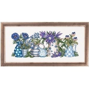 Permin Permin Blue Flowers 12-5187