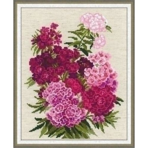 Riolis Riolis borduurpakket Sweet William 1463