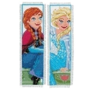 Vervaco Vervaco Frozen bladwijzers Anna en Elsa 0168474