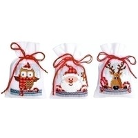 Geurzakjes Kerstfiguren II set van 3 0149462