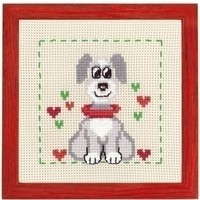Permin borduurpakket Hond 13-7380