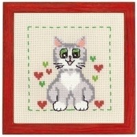 Permin borduurpakket Kat 13-7381