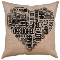 Permin borduurkussen Love 83-6135