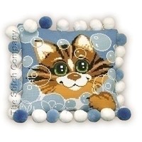 Riolis kruissteekkussen Cat Cushion 386