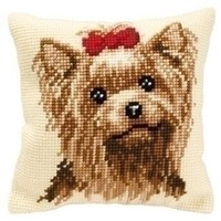 Kruissteekkussen hond 0008538