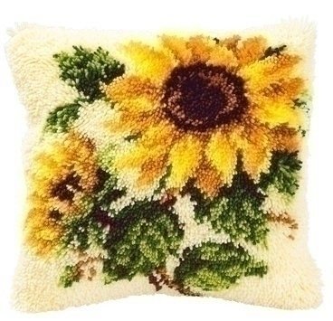 Smyrna Knoopkussen Roze Bloem 40 x 40 cm 4017 Kopen - Art en Hobby