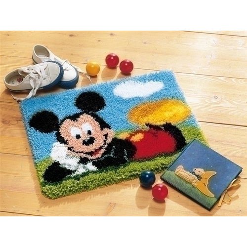 Vervaco Vervaco smyrna knoopkleed Mickey Mouse 0014720