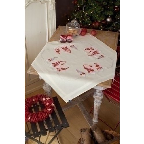 Vervaco Vervaco tafelkleed Kerstkaboutertjes 0155211