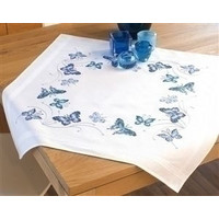 Vervaco borduren tafelkleed Vlinders PN 0145088