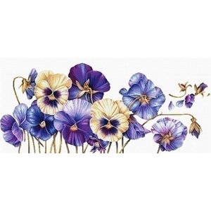 Needleart Needleart borduurpakket Purple Pansie 840.073