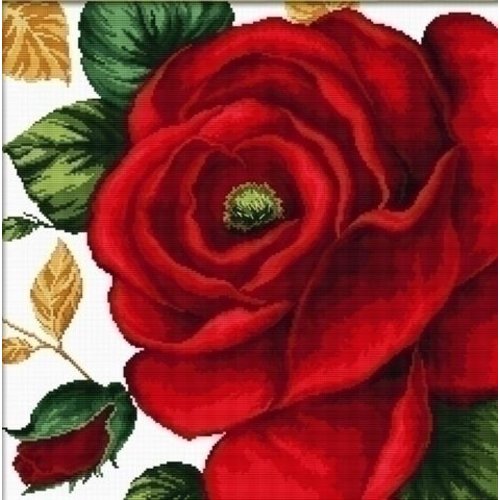 Needleart Needleart voorbedrukt borduurpakket Rose 640.084