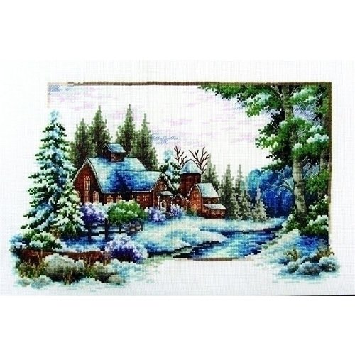 Needleart Voorbedrukt borduurpakket Winter Snow 540.044